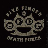 Five Finger Death Punch Knuckleduster Single Coaster 10x10cm
