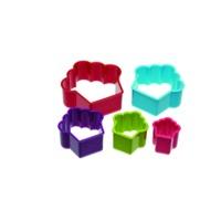 Five Piece Cupcake Cookie Cutters & Storage Box