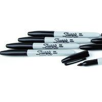 fine sharpie markers black pack of 12