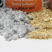 Fimo Metallic Powder. Silver 3g. Each