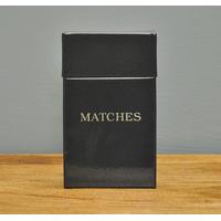 Fireside Enamel Match Box - Slate by Garden Trading