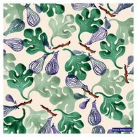 Figs Green Paper Lunch Napkins