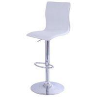 Firenze Modern White Bar Stool (H)1180mm (W)450mm