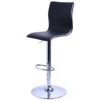 Firenze Modern Black Bar Stool (H)1180mm (W)450mm