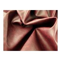 Fire Retardant Leathercloth Faux Leather Pleather Fabric Deep Red