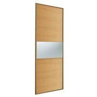 Fineline Mirror Sliding Wardrobe Door (H)2220 mm (W)762 mm