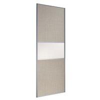 Fineline White Sliding Wardrobe Door (H)2220 mm (W)914 mm