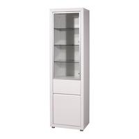 fino high gloss tall display cabinet white