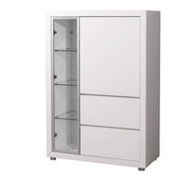 fino gloss white 2 door entertainment cabinet