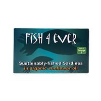 fish4ever whole sardines in oil 135g