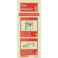 fire instruction sign 200 x 80 rigid