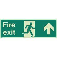 FIRE EXIT SINGLE SIDED SIGNS FOR LARGE AREAS 300 X 900MM