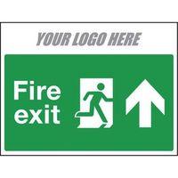 FIRE EXIT - ARROW STRAIGHT UP 80...