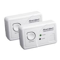 First Alert LED Display Carbon Monoxide Detector Pack of 2