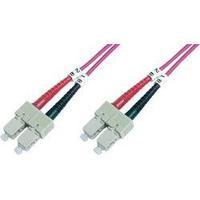 Fibreglass FOC Cable [1x SC plug - 1x SC plug] 50/125µ Multimode OM4 5 m Digitus Professional