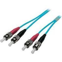 fibreglass foc cable 1x st plug 1x st plug 50125 multimode om3 050 m e ...