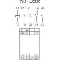 finder 7s1490240220 6a relay module with forcible guided contacts dpdt ...