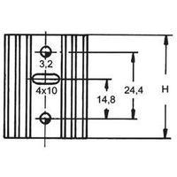 fin heat sink 11 cw l x w x h 29 x 115 x 375 mm klp 01 brand assmann w ...