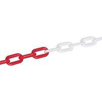 Fixman Plastic Chain Red/white 6mm x 5m