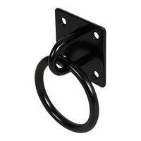 Fixman Chain Plate Black Ring 50mm x 50mm Black