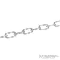 Fixman Electro Galvanised Chain 5mm x 10m