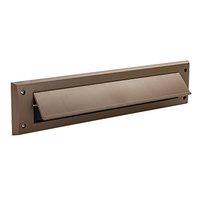 Fixman Letterbox Draught Seal With Flap 338 x 78mm Brown