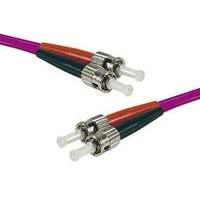 fiber duplex patch cord om4 50125 pink lszh stst 2 m