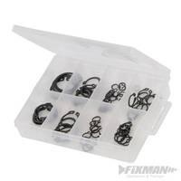 Fixman External Circlips Pack 64pce