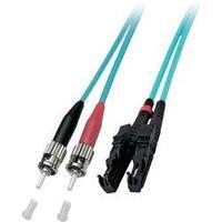 Fibreglass FOC Cable [1x E2000® plug - 1x ST plug] 50/125µ Multimode OM3 7.50 m EFB Elektronik