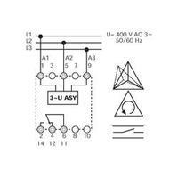 finder 713184002000 10a asymmetry monitoring relay 3 phase 400v spdt c ...