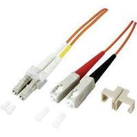 Fibreglass FOC Cable [1x LC plug - 1x SC plug] 50/125µ Multimode OM2 1 m EFB Elektronik