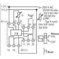Finder 71.92.8.230.0001 Thermistor Relay With Fault Memory 71.92.8.230.0001 Temperature monitoring with a PTC