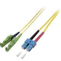 Fibreglass FOC Cable [1x E2000®/APC 8° plug - 1x SC plug] 9/125µ Singlemode OS2 0.50 m EFB Elektronik