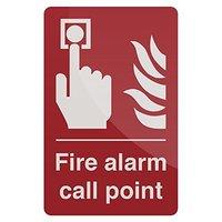 Fixman Fire Alarm Call Point Sign 100 x 150mm Rigid