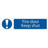 Fire Door Keep Shut Sign Small