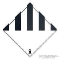 Fixman Adr Regulation Sign 250 x 250mm