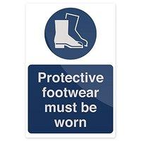 Fixman Protective Footwear Must Be Worn Sign 200 x 300mm Rigid