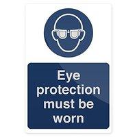 Fixman Eye Protection Must Be Worn Sign 200 x 300mm Rigid