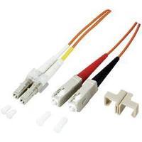 Fibreglass FOC Cable [1x LC plug - 1x SC plug] 9/125µ Singlemode OS2 7.50 m EFB Elektronik