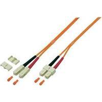 Fibreglass FOC Cable [1x SC plug - 1x SC plug] 50/125µ Multimode OM3 7.50 m EFB Elektronik