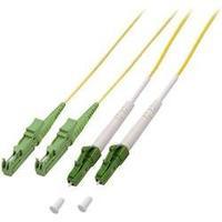 Fibreglass FOC Cable [1x LC/APC 8° plug - 1x E2000®/APC 8° plug] 9/125µ Singlemode OS2 3 m EFB Elektronik