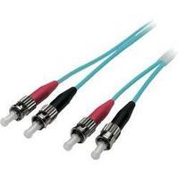 Fibreglass FOC Cable [1x ST plug - 1x ST plug] 50/125µ Multimode OM4 20 m EFB Elektronik