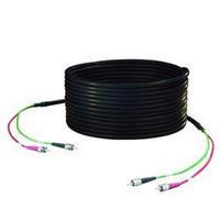 fibreglass foc cable 1x st plug 1x st plug 50125 multimode om2 10 m we ...