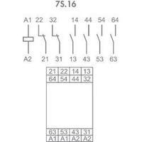 Finder 7S.16.9.024.0420 - 6A Relay Module With Forcible Guided Contacts 4PST-NO, DPST-NC 250Vac IP20