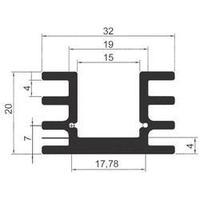 fin heat sink 8 cw l x w x h 375 x 32 x 20 mm to 220 01 brand assmann  ...