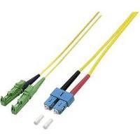 Fibreglass FOC Cable [1x E2000®/APC 8° plug - 1x SC plug] 9/125µ Singlemode OS2 10 m EFB Elektronik