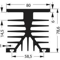 Fischer Elektronik 10022692 C/W M4 Din Rail Heat Sink For Load Relay 100x75x87mm