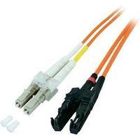 Fibreglass FOC Cable [1x LC plug - 1x E2000® plug] 50/125µ Multimode OM2 15 m EFB Elektronik