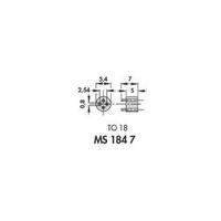 Fischer Elektronik TRANSISTOR-ABSTANDHALTER Transistor Spacer