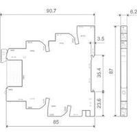 Finder 39.20.8.230.9024 - MasterOUTPUT Solid State Relay Interface Module, SSR, SPST-NO 24Vdc 2A